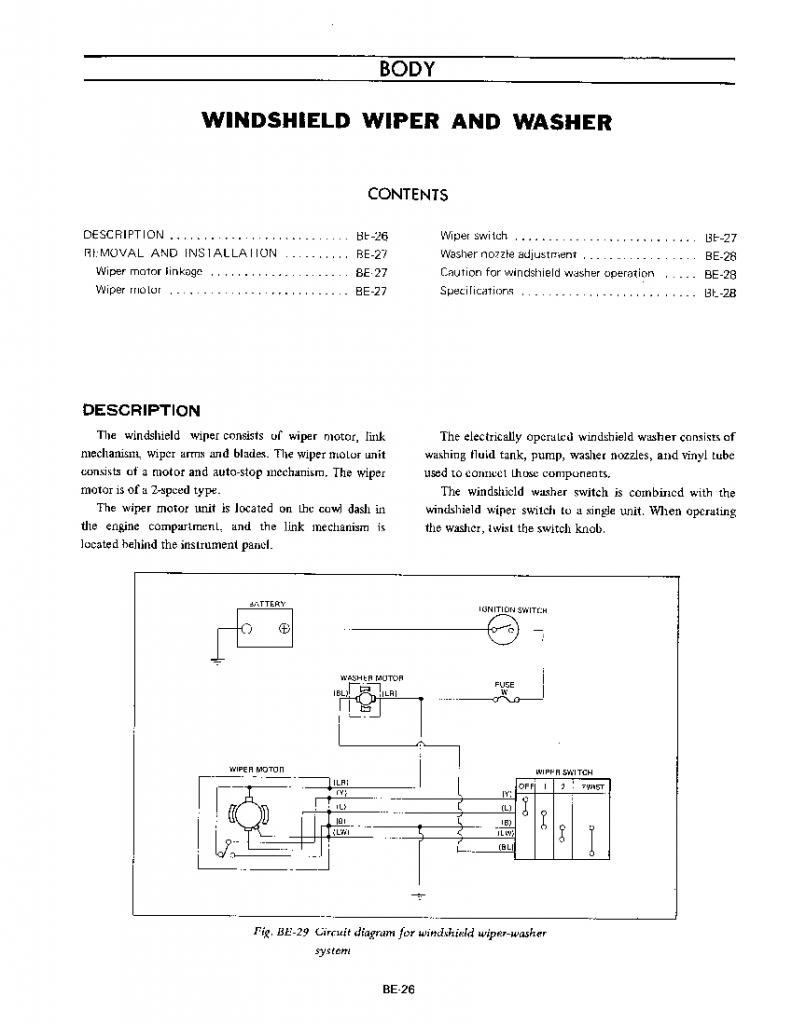 need some help on wiper motor wiring - Electrical - Ratsun Forums